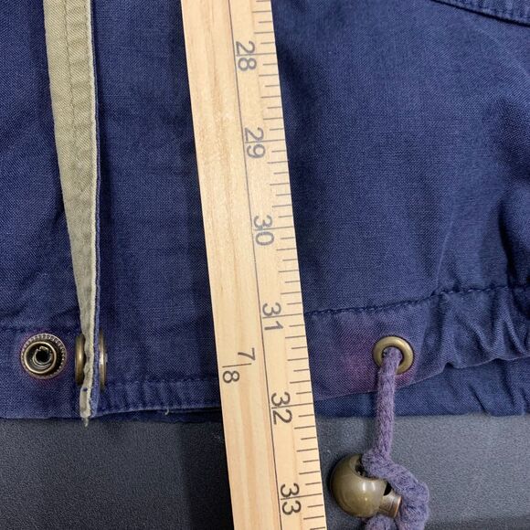 Mens Forenza Barn Coat Chore Work Hooded‎ Leather Trim Quilted Interior Medium - Picture 11 of 13